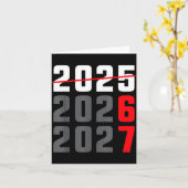 Happy New Year 2026 Shirt Six Seven 67 Meme Gen Al Kaart (Gele Bloem)