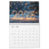 happy new year 2026 snowy calm kalender (Mar 2026)