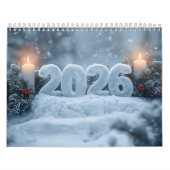 happy new year 2026 snowy calm  kalender (Hoes)