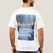 happy new year 2026 snowy calm t-shirt (Achterkant)