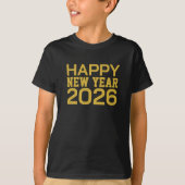 Happy New Year 2026 T-Shirt (Voorkant)