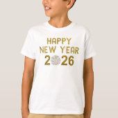 Happy New Year 2026 T-shirt (Voorkant)