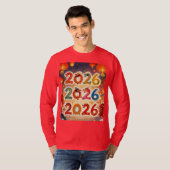 Happy new year 2026 t-shirt (Voorkant volledig)