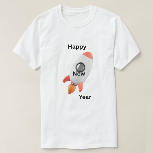 Happy New Year 2026 T-Shirt – Celebrate in Style! (Design voorkant)