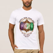 Happy New Year 2026 T-Shirt | Infinite Flame Lante (Voorkant)