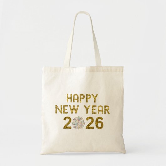 Happy New Year 2026 Tote Bag (Voorkant)