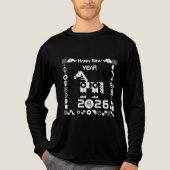 Happy New Year 2026 Tri-Blend Shirt (Voorkant volledig)
