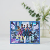 Happy New Year 2026 typography gift Feestdagenkaart (Staand voorkant)