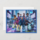 Happy New Year 2026 typography gift Feestdagenkaart (Voorkant / Achterkant)