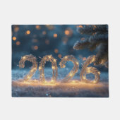 happy new year 2026 welcome deurmat (Voorkant)