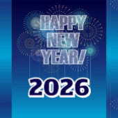 Happy New Year 2026 Wijn Etiket