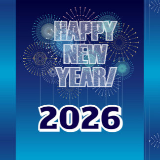 Happy New Year 2026 Wijn Etiket
