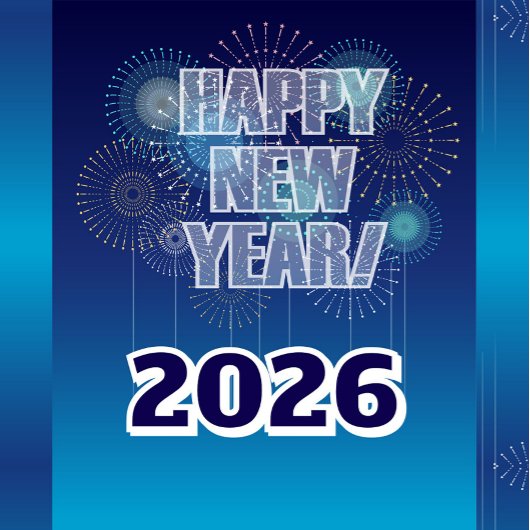 Happy New Year 2026 Wijn Etiket