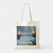 happy new year 2026 winter calm totebag tote bag (Achterkant)