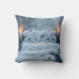 happy new year 2026 winter kussen