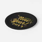 Happy New Year 20YY Custom Round Papieren Bordje (Gekanteld)