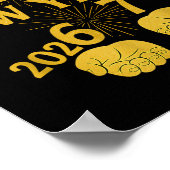 Happy New Year 67 Meme – Funny 2026 Celebration Pa Poster (Hoek)