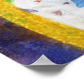 Happy New Year-achtergrond Poster (Hoek)