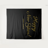 Happy New Year Achtergrond Tapestry Wandkleed (Voorkant (horizontaal))