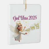 Happy New Year Angel Ornament (Rechts)
