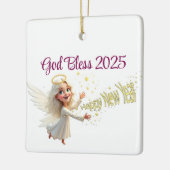 Happy New Year Angel Ornament (Links)