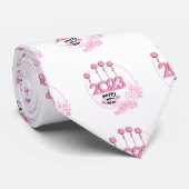 Happy New Year Artwork stropdas (Opgerold)