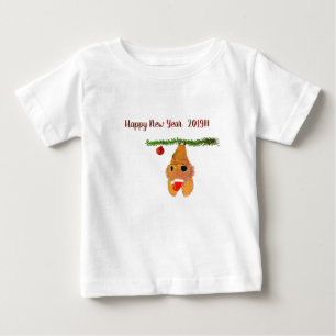 Happy New Year Baby Bat Cute Shirt