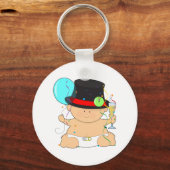 Happy New Year Baby Sleutelhanger (Voorkant)