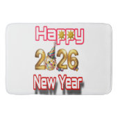 Happy New year  Badmat (Voorkant)