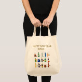 Happy New Year  Bag Tote Bag (Voorkant (product))