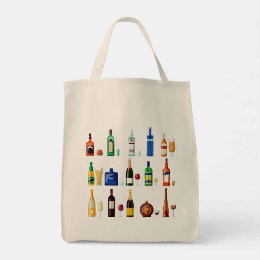 Happy New Year  Bag Tote Bag (Achterkant)