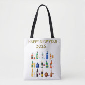 Happy New Year Bag Tote Bag (Voorkant)