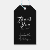 Happy New Year-ballon Cadeaulabel (Achterkant)