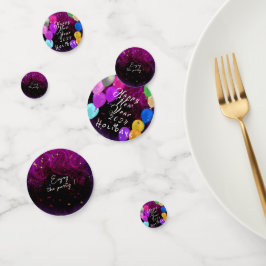 Happy New Year-ballon Confetti