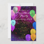 Happy New Year-ballon Kaart (Voorkant)