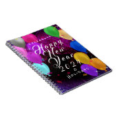 Happy New Year-ballon Notitieboek (Rechterzijde)