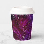 Happy New Year-ballon Papieren Bekers (Achterkant)