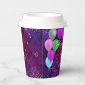 Happy New Year-ballon Papieren Bekers (Rechts)