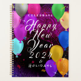Happy New Year-ballon Planner