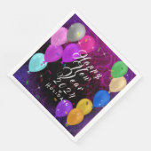 Happy New Year-ballon Servet (Hoek)