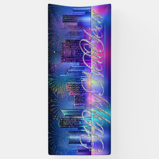 Happy New Year Banner (Verticaal)