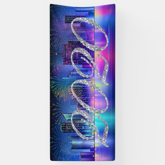 Happy New Year Banner (Verticaal)