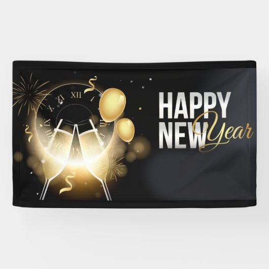 Happy New Year Banner (Horizontaal)