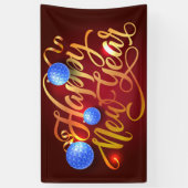 Happy New Year Banner (Verticaal)