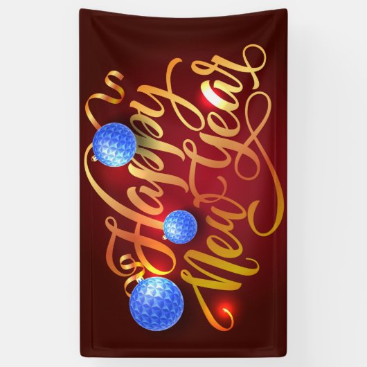 Happy New Year Banner (Verticaal)