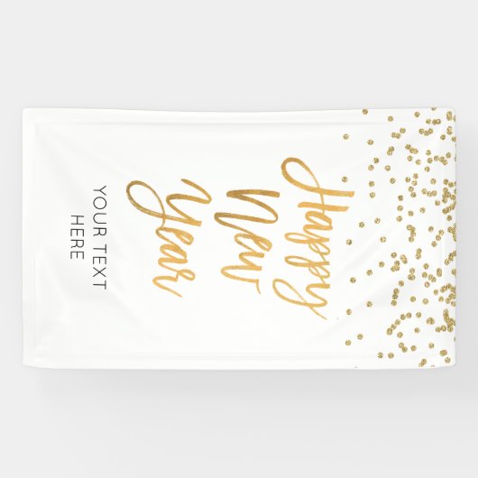 HAPPY NEW YEAR banner custom (Horizontaal)