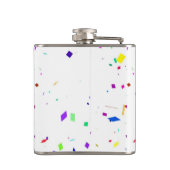 Happy New Year Banner Vinyl Wrapped Flask Heupfles (Achterkant)