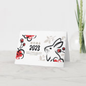 Happy New Year  Bedankkaart (Voorkant)