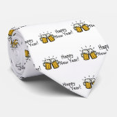 Happy New Year Beer Stropdas (Opgerold)