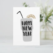 Happy New Year // Blank nieuwjaarsfeestdag Kaart (Staand voorkant)